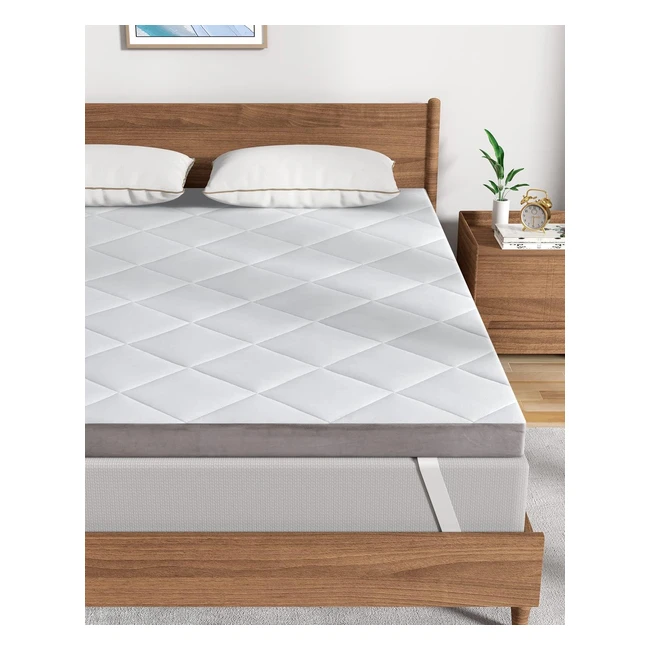 Surmatelas BedStory 90x190x75cm - Mmoire de forme gel infus - Soutien parfai