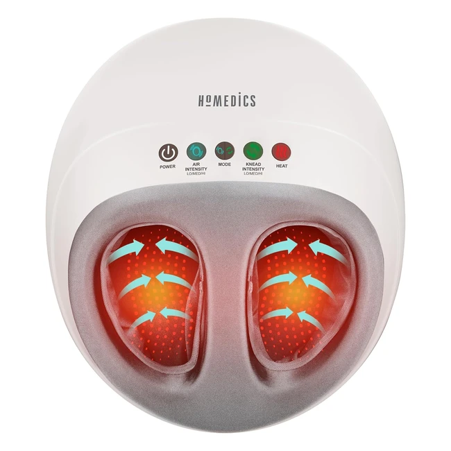 Masajeador de Pies Shiatsu HoMedics FMS350HEU - Aire Calor Infrarrojo - 3 Intens