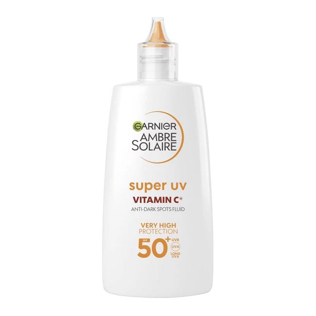 Garnier UV Sonnenschutz Fluid gegen dunkle Flecken SPF 50 Ambre Solaire Super UV