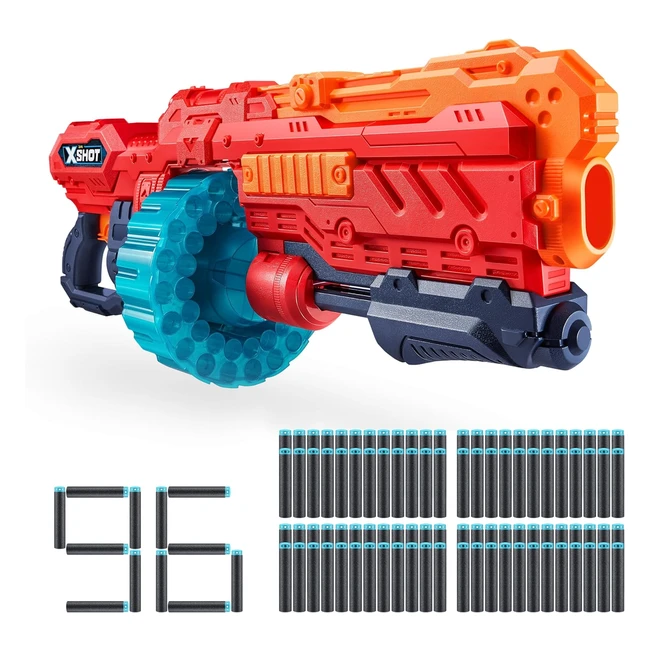 XShot Excel Turbo Advance Foam Blaster 96 Darts Red - XShot 363492022