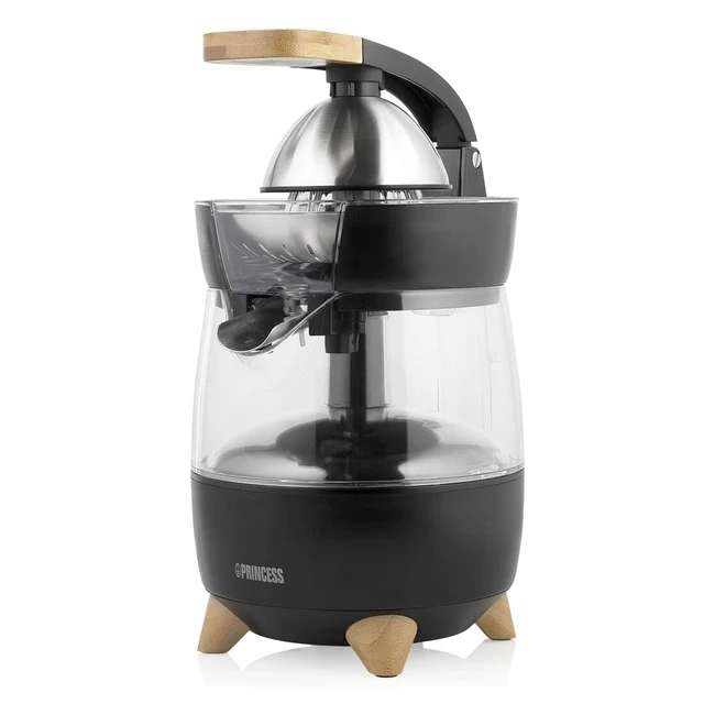 Spremiagrumi Princess Pure 300W - Look Nero Opaco - Beccuccio 3 Vie