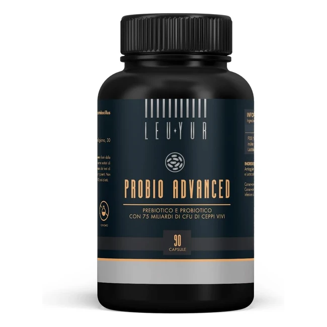 Probiotico e Prebiotico 75 miliardi CFU - Salute Digestiva - Inulina e Acidophil