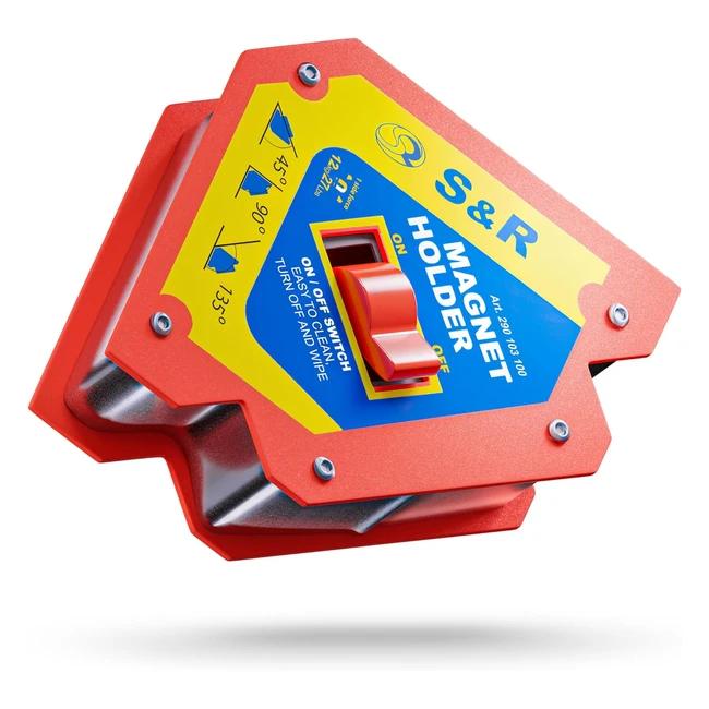 Aimant de Soudeur Equerre Magnétique Soudure Commutable ON/OFF Angle 4590135 - Puissant et Précis