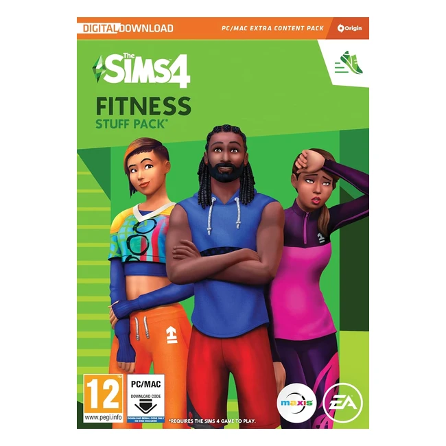The Sims 4 Fitness SP11 Stuff Pack - Rock Climbing  Athleisure Apparel