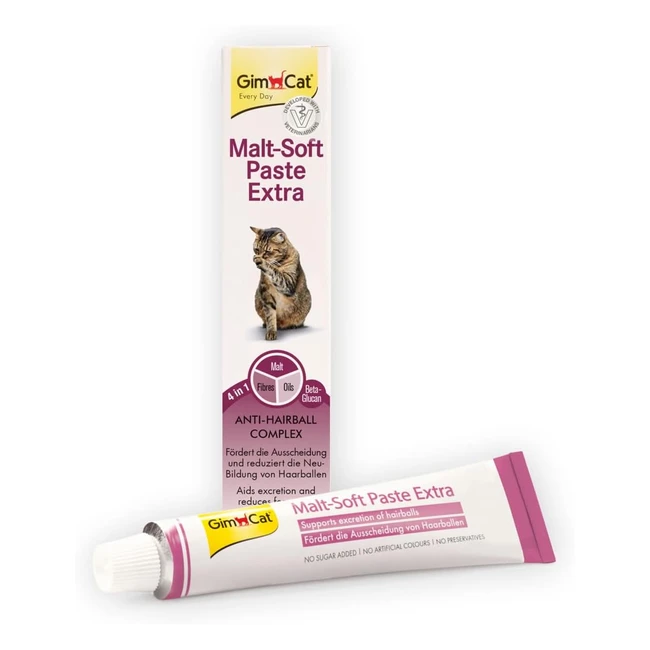 GimCat Maltsoft Paste Extra - Antihairball Katzensnack - Nr 1 - Frdert die Ha