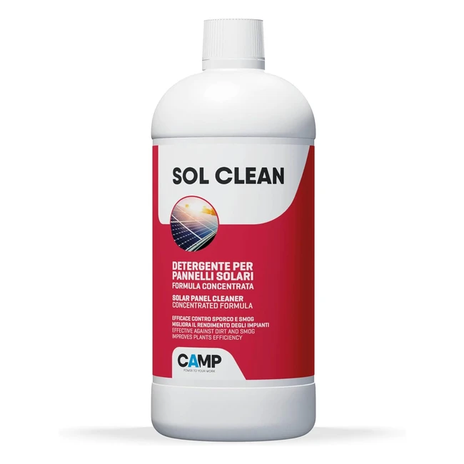 Camp Sol Clean Concentrato Detergente Pannelli Solari 1L