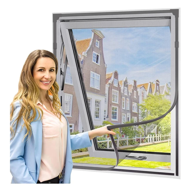 UTAUHOM Magnetic Fly Screen for Windows - Max Size 150 x 180cm - Easy Installati