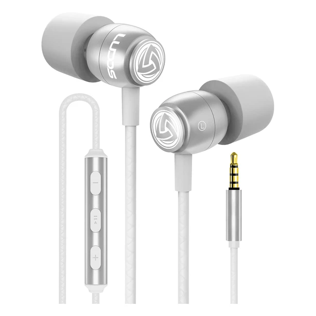 Ludos Clamor Auriculares In Ear con Cable y Microfono - Alta Calidad y Graves Po