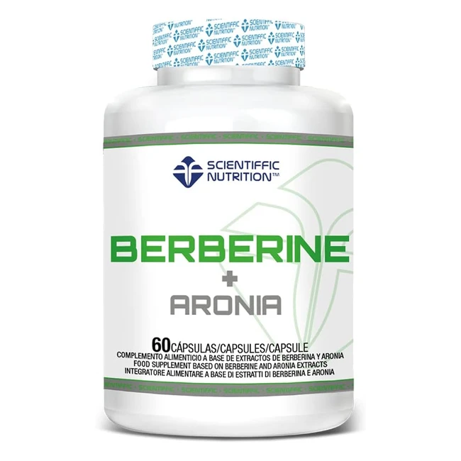 Complemento Alimenticio Berberina y Aronia - Mejora Metabolismo y Reduce Coleste