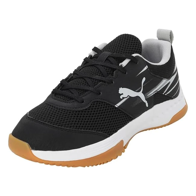 Scarpe da campo indoor Puma Varion LI Jr Unisex - NeroGiallo - Taglia 38
