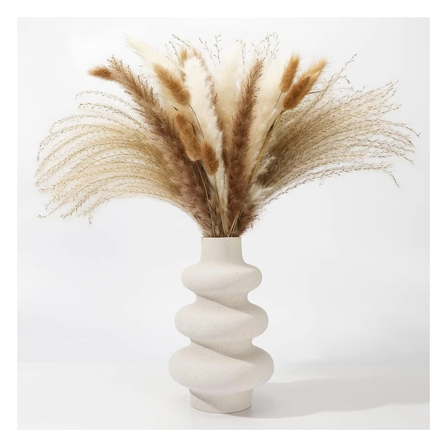 Jarrn Decorativo Moderno Cermica Blanca 215 x 145 cm - Calibre 38 cm