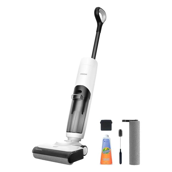 Aspirapolvere Proscenic F10 Senza Fili Spruzzo Acqua - Pulizia Superfici Asciutt