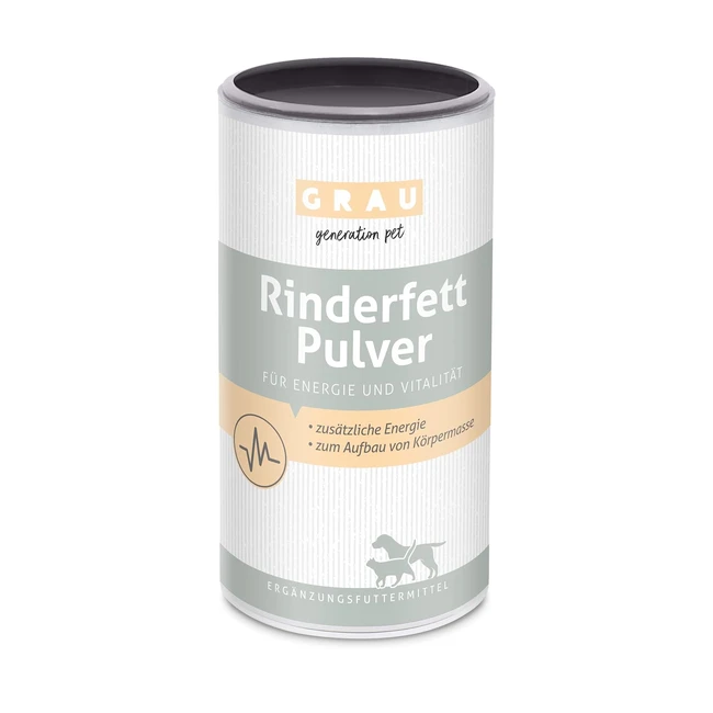Energieschub mit 80 Fettanteil - Grau Rinderfettpulver 400g