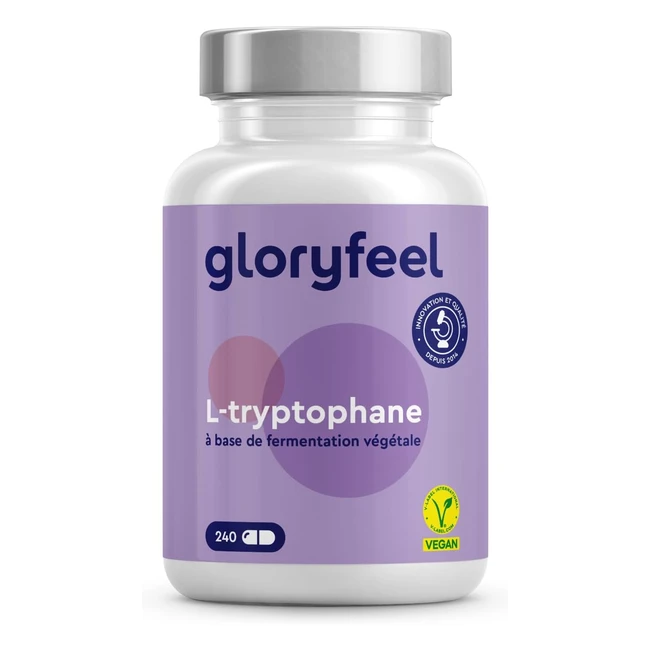 Tryptophane 500mg 240 capsules - Sommeil de Qualit - Complment Vegan