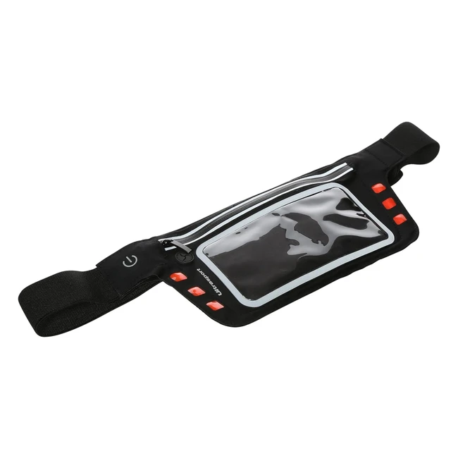 Cintura Ultrasport LED Neoprene Tasca Cerniera Notte UnisexAdulto