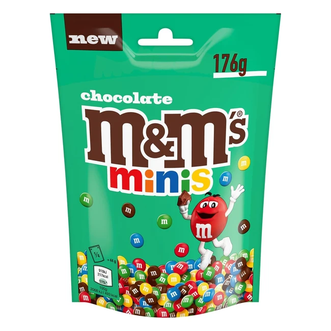 MMS Minis Snack Chocolate con Leche 176g - Deliciosos y Coloridos