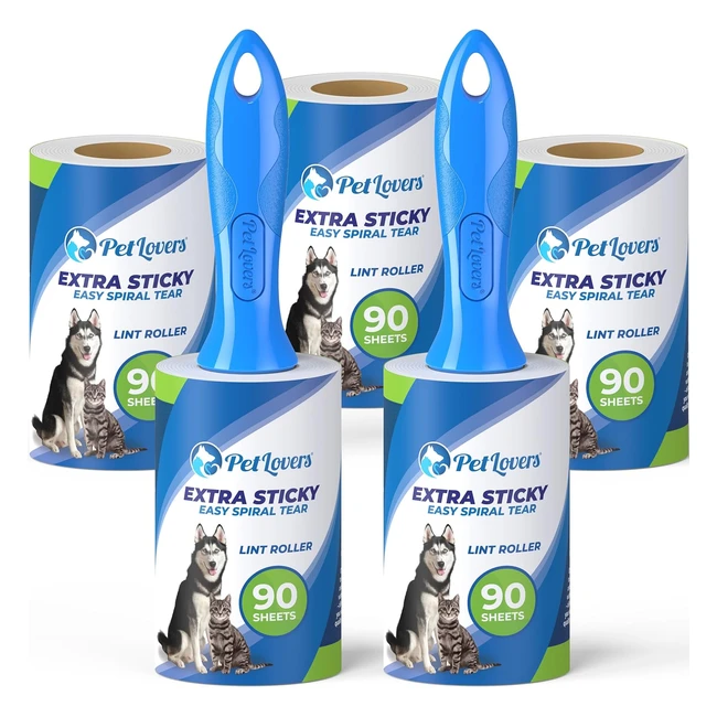 Conjunto de Pelusa Adhesiva PetLovers 450 Hojas - Depilacin de Mascotas