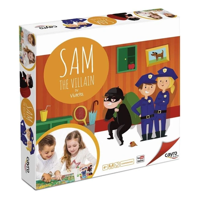 Juego de Mesa Cayro Sam El Villano - Atrapa al Ladrn Antes de que Escap