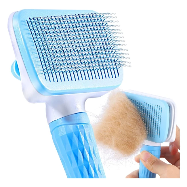 Ace2Ace Cepillo para Perros y Gatos - Removedor de Pelo - Pelo Largo y Corto - Cepillo de Cuidado
