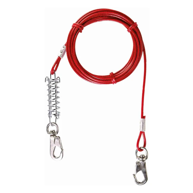 Trixie Hundeleine 5m hochwertiges Design schtzender Federmechanismus