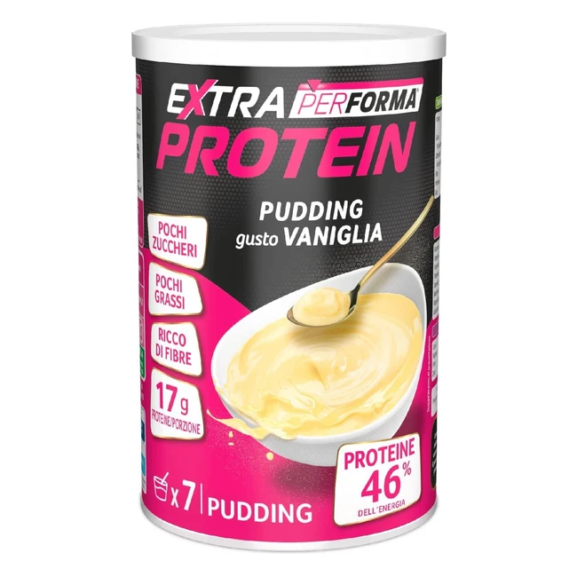 Pesoforma Extra Protein Pudding alla Vaniglia - Crema Proteica con 12 Vitamine e