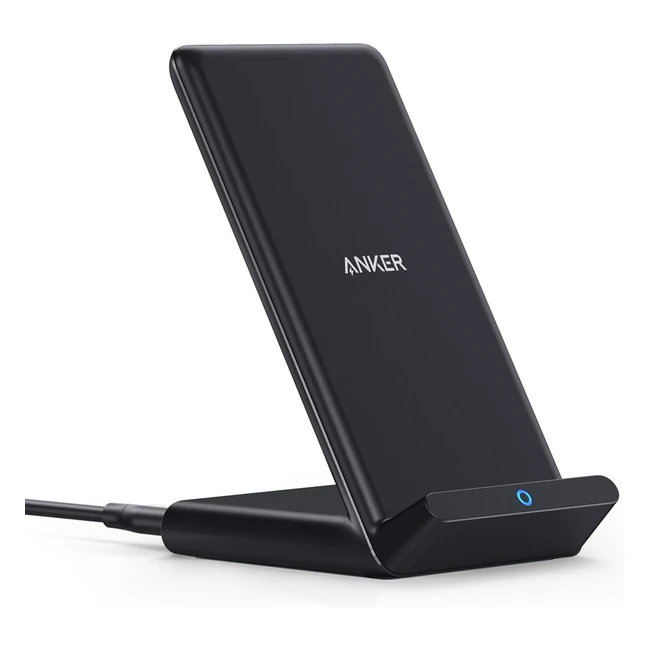 Anker PowerWave 10W Stand Caricabatterie Wireless iPhone XR XS Max XS X 8 8 Plus