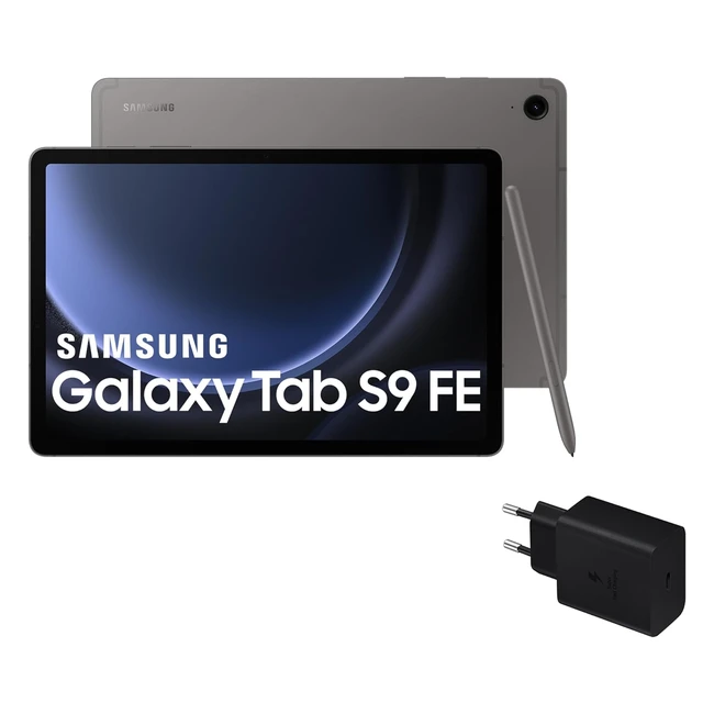 Samsung Galaxy Tab S9 FE Tablet 256 GB 5G S Pen Incluido IP68 Gris