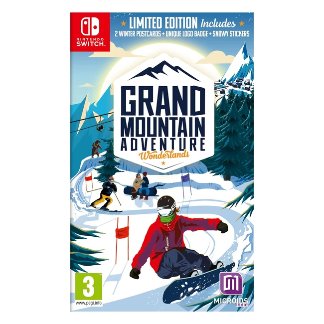 Avventura montagna Grand Mountain Wonderlands - Nintendo Switch - Ref 1234 - S