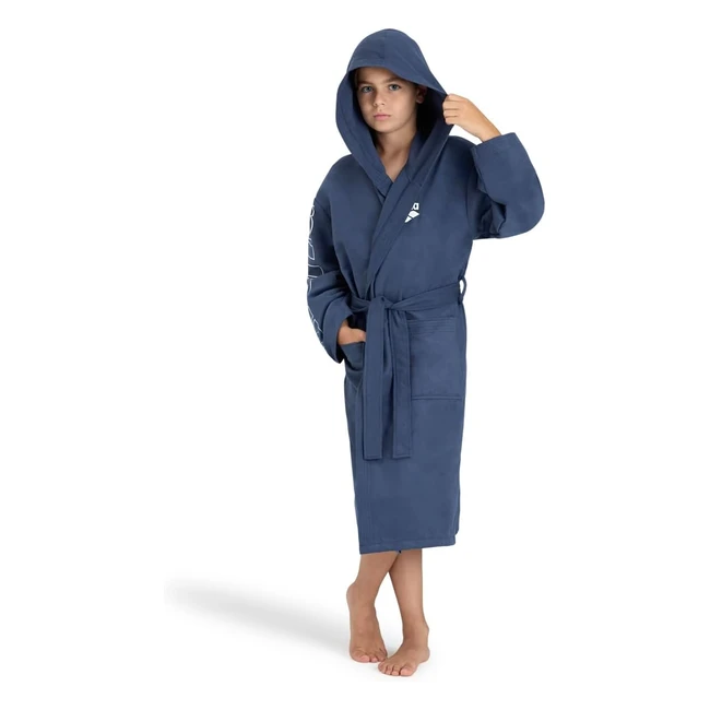 Accappatoio Arena Zeal Plus Junior Microfibra Unisex - Leggero e Comodo