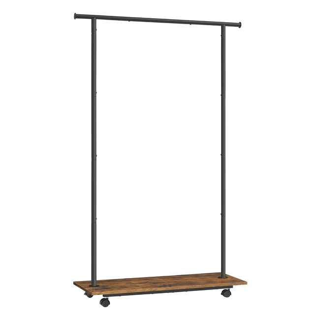 Songmics Kleiderstnder auf Rdern Kleiderstange mit Regal Mantelstnder 985 