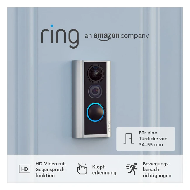 Ring Peephole Camera Door View Cam 3455 mm - Wireless Doorbell Security Camera 1