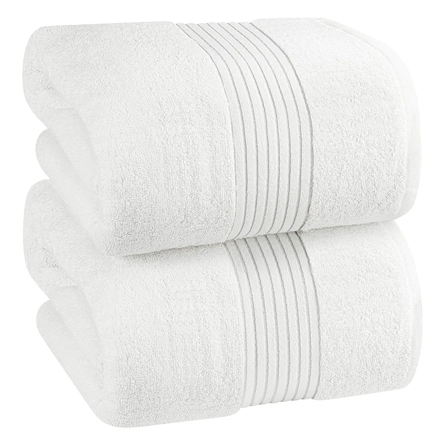 Toalla de Bao Utopia Towels 180x90 cm Blanco 100 Algodn Absorbente y Suave