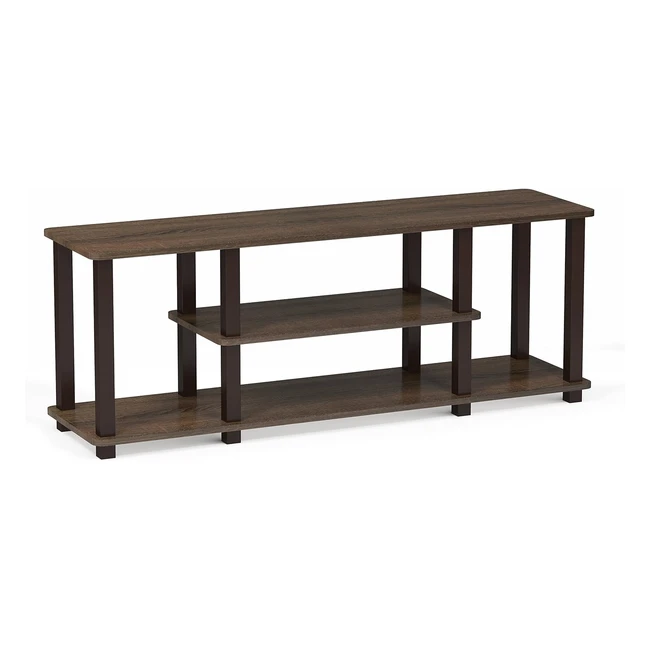 Mueble de TV Furinno Marrone Nogal - Soporte TV 50 Pulgadas