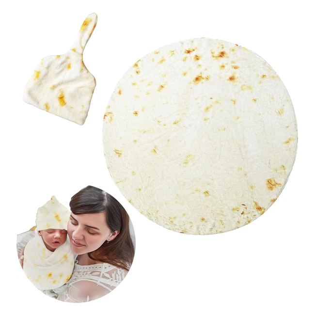 Coperta Burrito Fainfun 84cm - Regalo Caldo e Dolce per Bambini e Ragazzi - Alta