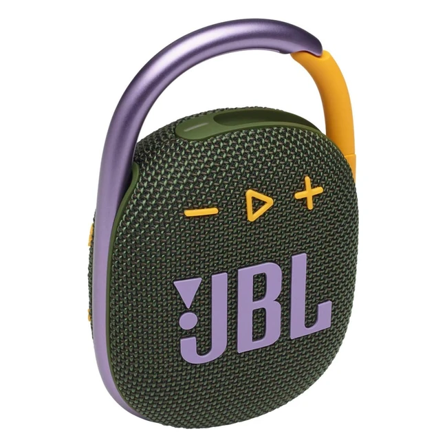 JBL Clip 4 Bluetooth Lautsprecher Grn - Wasserdichter Musikbox mit Karabiner - 1