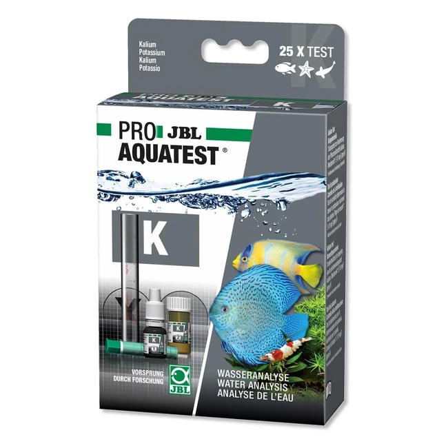 JBL Wasser Test Set ProAquaTest K - Aquarium Teich Leitungswasser - Refill - K