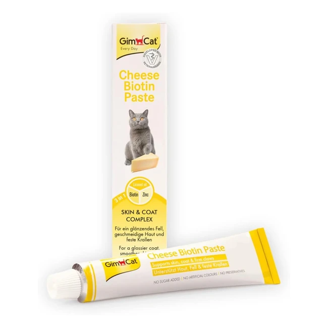 GimCat Kse Biotin Paste - Fell Haut Krallen - 200g
