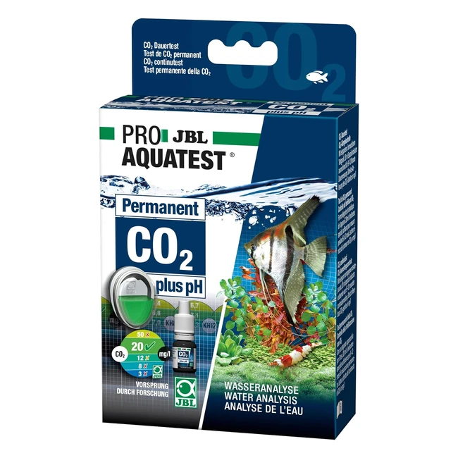 JBL Wassertestset ProAquaTest CO2pH Permanent - Einfache und sichere Kontrolle d