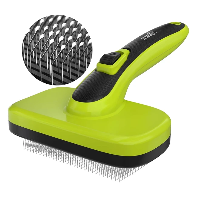 Cepillo Pecute para Perros y Gatos - Elimina 95 de Pelo Suelto - Acero Inoxidab