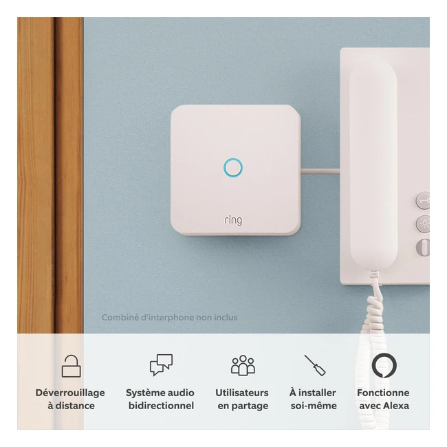 Ring Intercom par Amazon - Mise  niveau de linterphone  distance avec Alexa