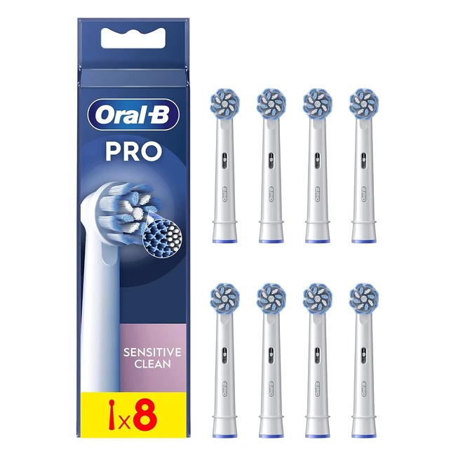 OralB Pro Sensitive Clean Recambios Cepillo Dientes Elctrico Pack 8 Cabezales 
