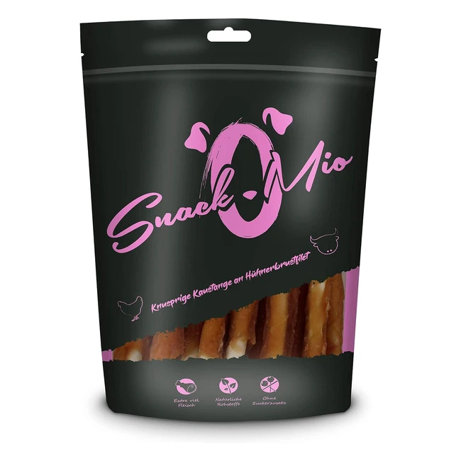 Friandise pour chien Snackomio - Barre croustillante au poulet - Qualité supérieure