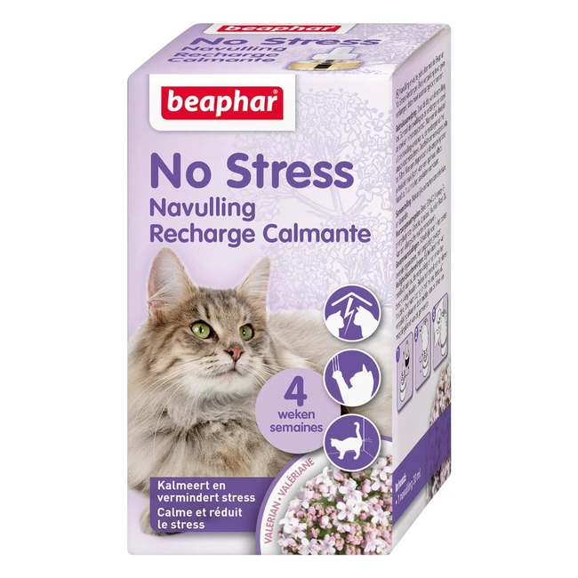 Beaphar No Stress - Recharge diffuseur calmant Valriane pour chat - 30ml