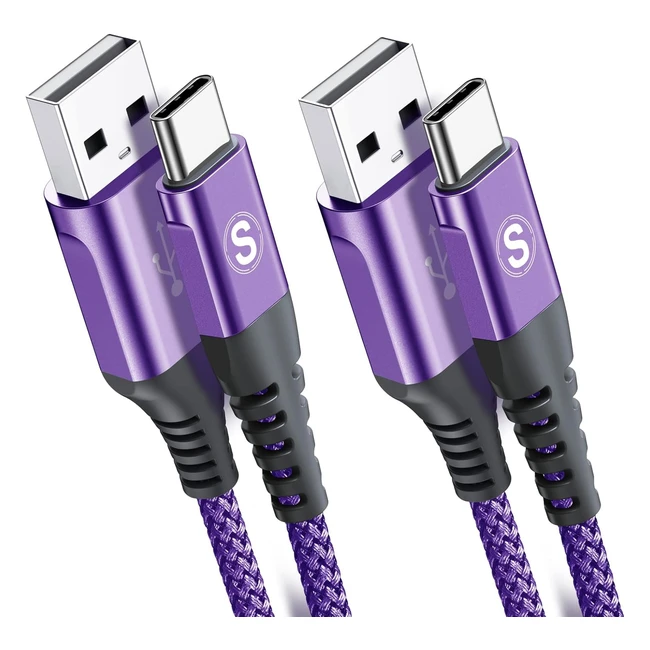 Cable USB Tipo C 2Pack 3m Carga Rpida y Sincronizacin - Samsung Galaxy S10S