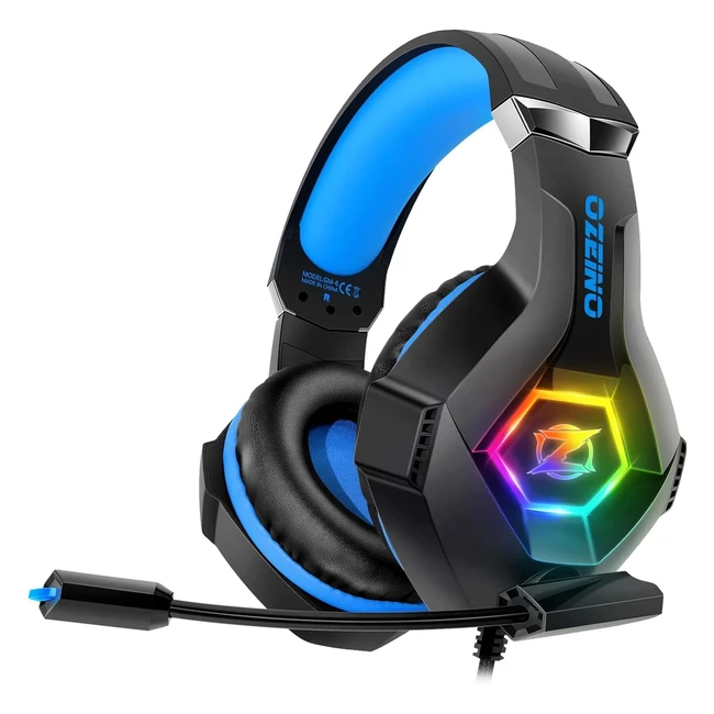 Cascos Gaming RGB Premium PS4 PS5 Xbox PC Switch - Micrófono 360° Reducción de Ruido