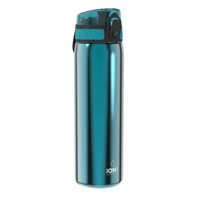 Botella de Agua Ion8 Acero Inoxidable 600ml - A Prueba de Fugas - Segura - Lavav