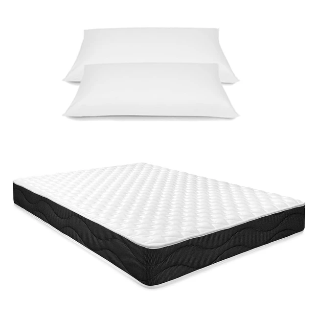 Colchn Viscoelstico Sleep Pro Reversible Homey Blanco 150x190