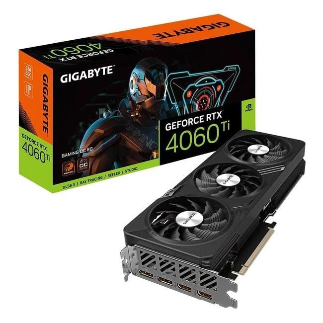 Gigabyte GeForce RTX 4060 Ti Gaming OC 8GB Grafikkarte GDDR6 18Gbps 128Bit PCIe 