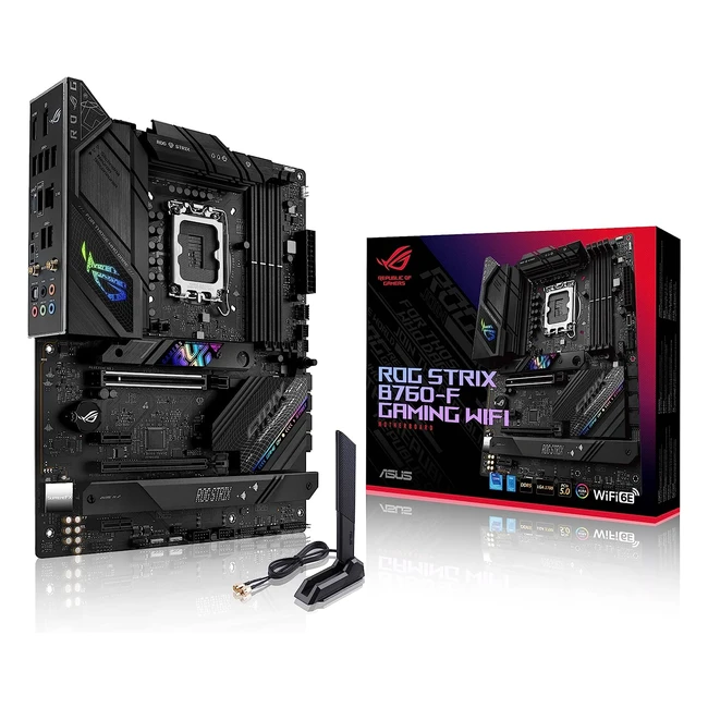 ASUS ROG Strix B760F Gaming WiFi Mainboard Intel LGA 1700 DDR5 PCIe 50 WiFi 6E M