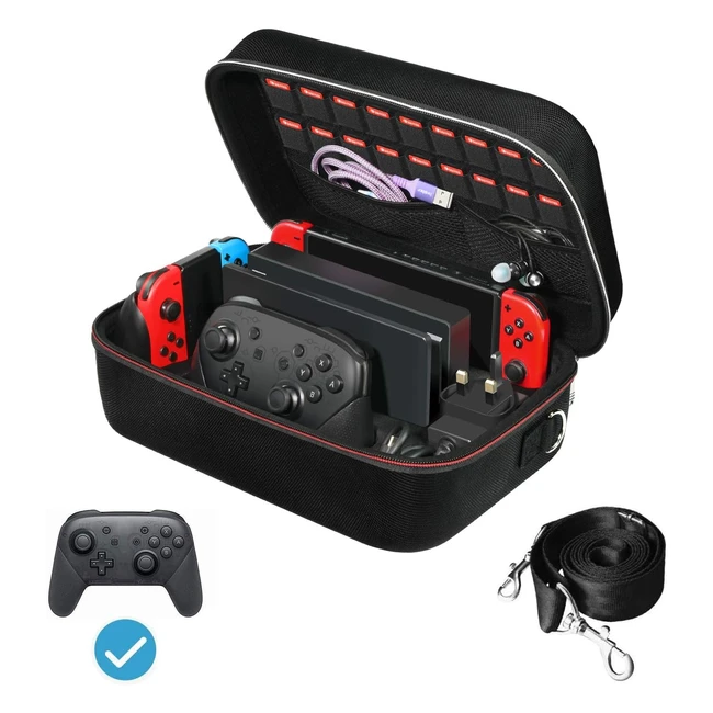 Funda iVoler Nintendo Switch Dura de Lujo - Protege tu Consola y Accesorios